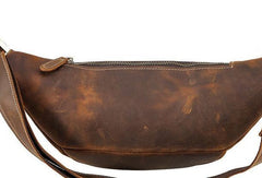 Cool Mens Leather Belt Bag Fanny Pack Waist Bags For Men