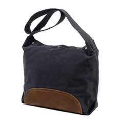 Mens Waxed Canvas Tote Purse Handbags Canvas Shoulder Bag for Men - imessengerbags