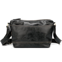 Black Leather Mens Casual 10