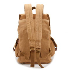 Khaki CANVAS WATERPROOF MENS 16'' CAMERA BACKPACK Army Green LARGE NIKON CAMERA BAG DSLR CAMERA BAG FOR MEN - imessengerbags