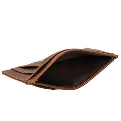 RFID Mens Leather Card Wallet Card Holder Front Pocket Wallet For Men - imessengerbags