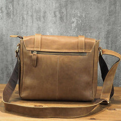 Cool Leather Mens Small Side Bag Small Shoulder Bag Messenger Bag for Men