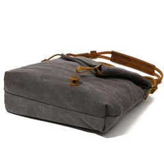 Mens Canvas Rustic Courier Bag Side Bag Messenger Bag Camera Shoulder Bag for Men