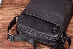 Cool Leather Mens Small Messenger Bag Cool Crossbody Bags for men