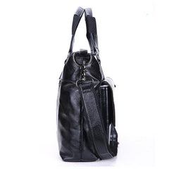 Vintage Leather Mens Briefcase Business Briefcase Cool Work Briefcase For Men - imessengerbags