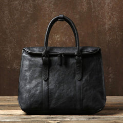 Handmade Leather Mens Briefcase Work Bag Laptop Bag Business Bag for Men - imessengerbags