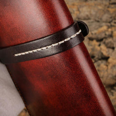 Handmade Leather Mens Clutch Wallet Cool Leather Wallet Long Phone Wallets for Men