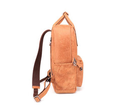 Brown Leather Mens School Backpack Travel Backpack Handbag 13inch Computer Backpack for Men - imessengerbags