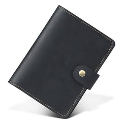 Cool Leather Mens Small Passport Wallet Slim Travel Wallets for Men