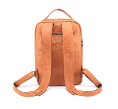 Cool Leather Mens 13inch Computer Backpack School Backpack Travel Backpack for Men - imessengerbags