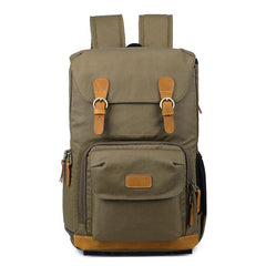 Blue LARGE CANVAS WATERPROOF MENS DSLR CAMERA BAG CANON CAMERA BACKPACK NIKON CAMERA BAG FOR Women - imessengerbags