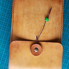 Handmade Cool Mens Leather Cell Phone Holsters Belt Pouch Waist Bag for Men