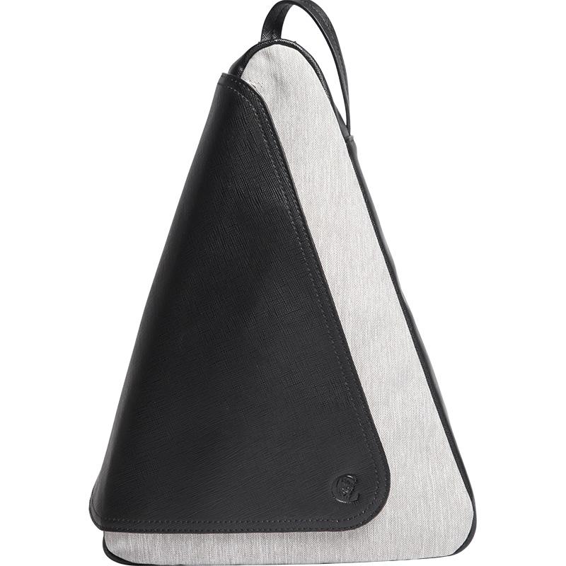 Cool OXFORD CLOTH PVC Men's Sling Bag Triangular One Shoulder Backpack Chest Bag For Men - imessengerbags