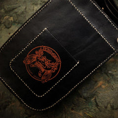 Leather Belt Pouch Mens Small Cases Waist Bag Hip Pack Belt Bag Fanny Pack Bumbag for Men - imessengerbags