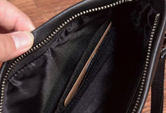 Handmade Genuine Leather Clutch Zip Long Wallet Purse Bag For Mens - imessengerbags