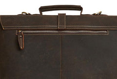 Vintage Mens Leather Briefcase Business Handbag Shoulder Bags For Men - imessengerbags