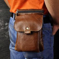 Leather Belt Pouches Cell Phone Holsters for Men Waist Bag BELT BAG Shoulder Bag For Men
