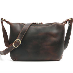 Dark Brown Leather Mens Casual 10