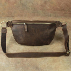 Cool LEATHER MENS FANNY PACK FOR MEN BUMBAG Vintage WAIST BAG for Men