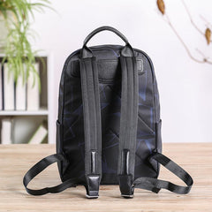 Cool Black Nylon Backpack Men's 14 inches Waterproof Backpack School Backpack For Men - imessengerbags