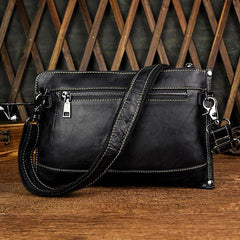 Large Leather Mens Wristlet Bag Wristlet Wallet Side Bag Clutch Wallet for Men