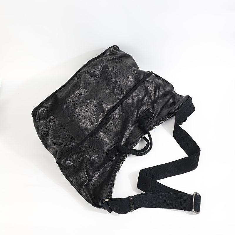 Casual Black Leather Mens 15 inches Tote Side Bag Large Messenger Bag Brown Tote Handbag Courier Bag for Men