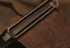 Vintage Leather Messenger Bag Briefcase Handbag Cool Shoulder Bag For Men