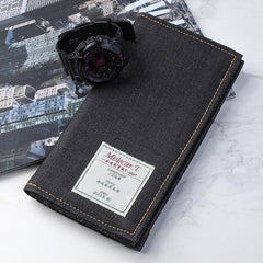 Cool Denim Mens Long Wallet Bifold Jean SLim Long Wallets For Men - imessengerbags