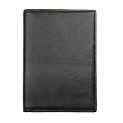 Slim RFID Men's Leather Bifold Passport Wallet Travel Wallet Ticket Wallet For Men - imessengerbags
