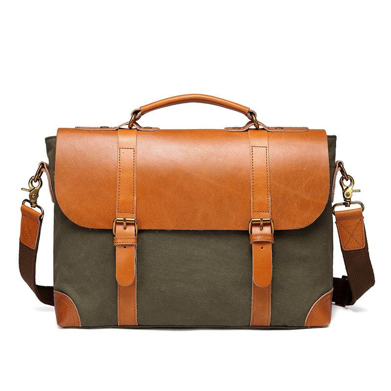 Business Bags for Men in Leather & Canvas