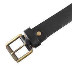 Cool Leather Simple Black Leather Belts Mens Belt Men Brown Leather Belts for Men