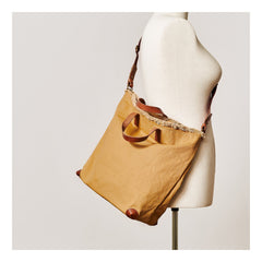 Canvas Cool Mens Tote Bag 14 inches Canvas Handbag Canvas Tote for Men Women - imessengerbags