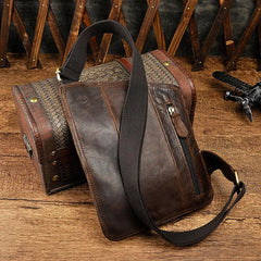 Leather Mens Chest Bag Sling Bag Sling Shoulder Bag Sling Backpacksfor men - imessengerbags