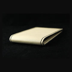 Handmade Leather License Wallet Mens Card billfold Wallet Cool Leather Wallet Slim Wallet for Men - imessengerbags