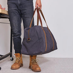 Camel Mens Canvas Large Weekender Bag Canvas Travel Shoulder Bag Large Canvas Duffle Bags for Men