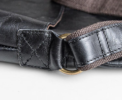 Genuine Leather Mens Cool Messenger Bag iPad Bag Chest Bag Bike Bag Cycling Bag for men - imessengerbags