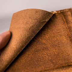 Leather Men Slim Small Wallet Bifold Small Vintage Wallet for Men - imessengerbags