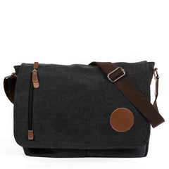 Cool Casual Canvas Womens Mens Side Bag 14'' Shoulder Bag Khaki Messenger Bag For Men - imessengerbags