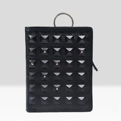 Genuine Leather Mens Cool billfold Leather Wallet Men Small Zipper Wallets for Men - imessengerbags