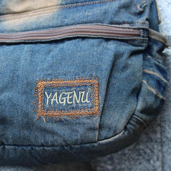Blue Denim Mens Casual Messenger Bag Jean Side Bag Postman Bags Courier Bag For Men - imessengerbags