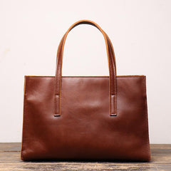 Vintage Mens Womens Leather Large Brown Tote Handbag Shoulder Tote Purse Tote Bag For Men - imessengerbags