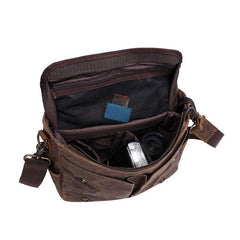 Mens Canvas Camera Handbag Camera Side Bag Camera Shoulder Bag for Men - imessengerbags