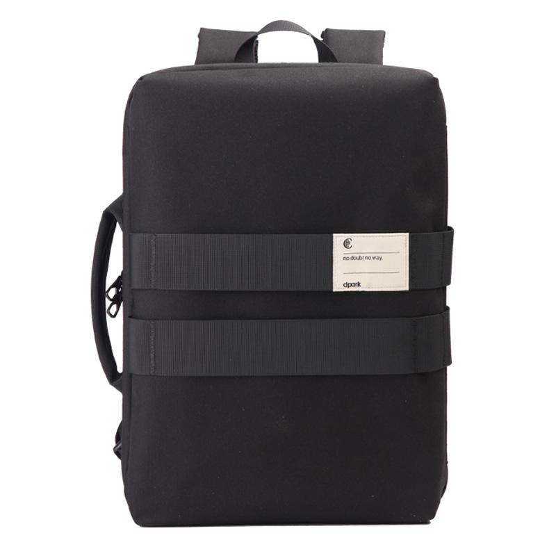 Cool PVC Canvas Men's Black Messenger Bag Travel Backpack 15.5'' Blue Handbag For Men - imessengerbags
