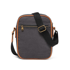 Casual Navy Blue Canvas MENS Vertical SIDE BAG COURIER BAG Vertical MESSENGER BAG FOR MEN