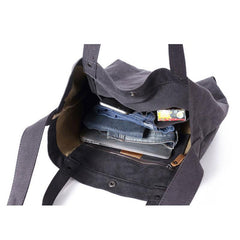 Mens Waxed Canvas Handbags Canvas Tote Bag Canvas Shoulder Bag for Men
