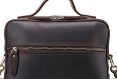 VINTAGE LEATHER MENS Camera Bag Small Cool SHOULDER BAG HANDBAG FOR MEN