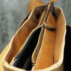 Cool Leather Mens Small Side Bag Small Shoulder Bag Messenger Bag for Men