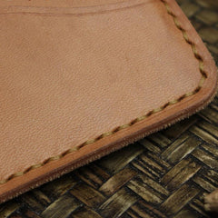 Handmade Leather Floral Mens Cool Travel Long Wallet Card Holder Card Slim Clutch Wallets for Men - imessengerbags