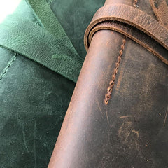 Cool Leather Mens Bifold Long Travel Wallet Leather Long Passport Wallet for Men - imessengerbags