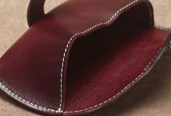 Handmade Mens Leather Glasses Case Glasses Box Glasses Holder For Men - imessengerbags